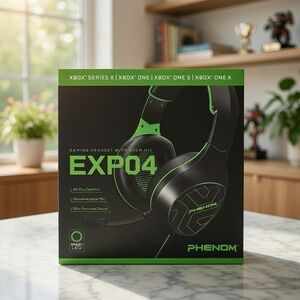 Phenom EXPO4 Gaming Headset with Boom Mic - Xbox Compatible